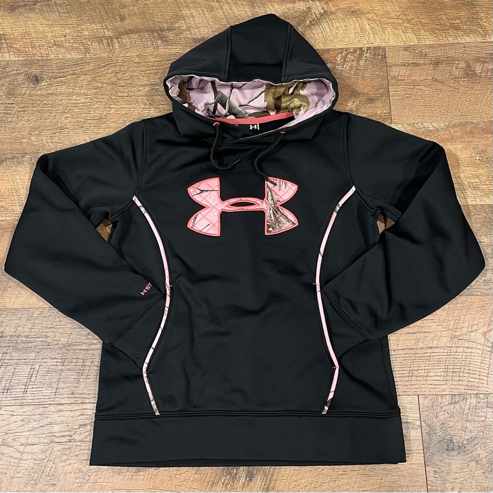 Under Armour Real Tree Storm Loose Fit Women’s Pink Camo Hoodie